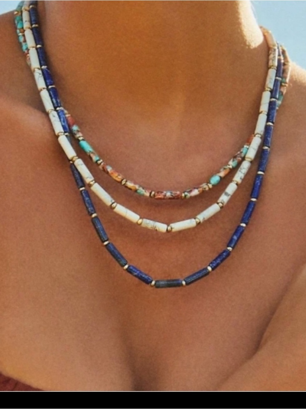 Kendra Scott Ember Necklace in White Stone $149 NEW